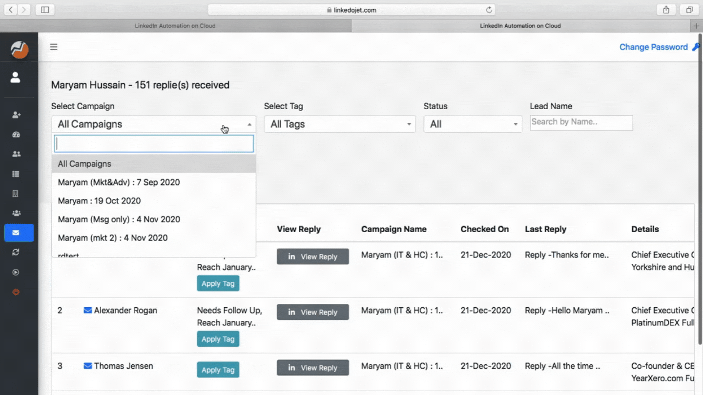 Filter out your leads